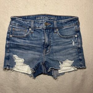 American Eagle Outfitters Blue Denim Women's Shorts